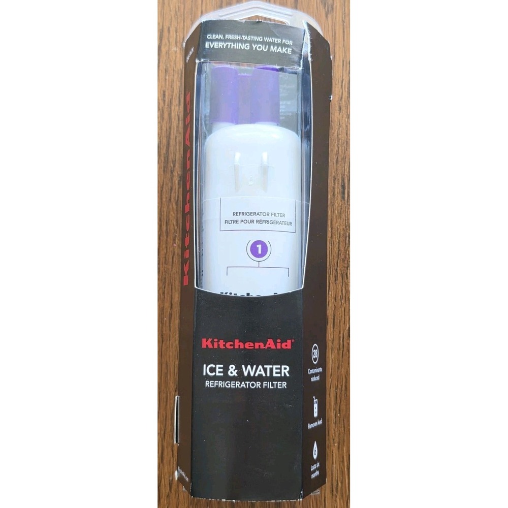 KitchenAid Refrigerator Ice and Water Filter 1 KAD1RXD1 Single Pack Purple Cap
